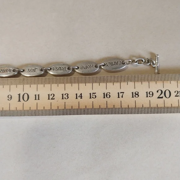 Silver Sterling Charm Bracelet - Picture 2 of 10